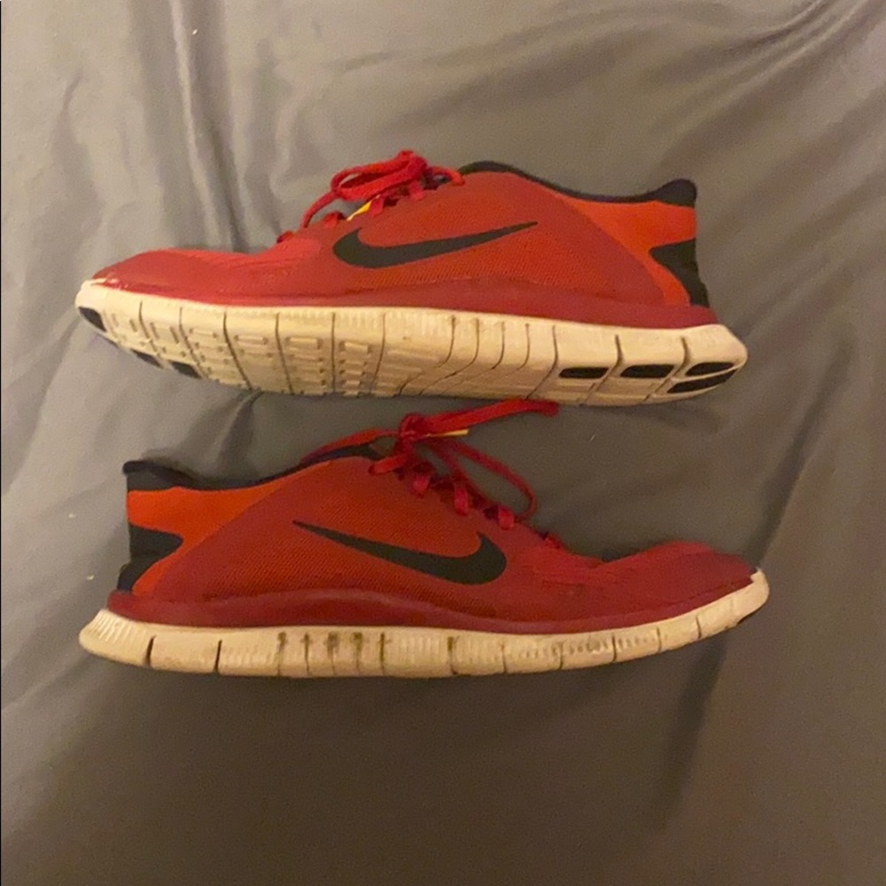 Red Nike Running Shoes